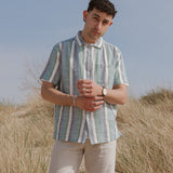 Selleck S/S Shirt - Blue / Green