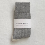 Classic Cashmere Socks - Grey Melange