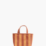 Gorriti Striped Handbag - Tobacco/ Saddle