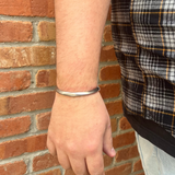 Diamond Top Cuff - Steel