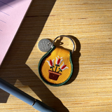Patch Keychain - Potted Tulips