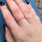 Twisted Rope Ring - Silver