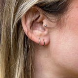 Mini Seamless Clicker Hoops 9mm - Gold