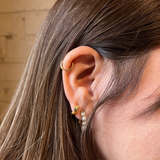 Mini Seamless Clicker Hoops 11mm - Gold