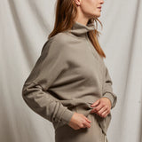 Maren Half Zip - Mushroom