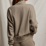 Maren Half Zip - Mushroom