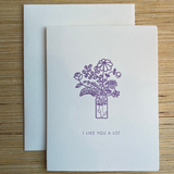I Like You A Lot Card