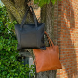 Leather Briefcase - Black