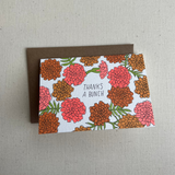 Thank You Card - Marigolds