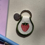 Patch Keychain - Strawberry