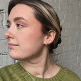 Emery Semi Hoops - Gold