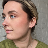 Olive Hoops - Silver