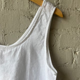 Sleeveless Linen Top - Salt