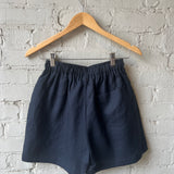 Linen Shorts - Navy