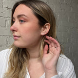 Wishbone Stud Earrings - Silver