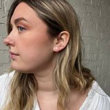 Polka Dot Earring - Silver