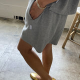 Flared Basketball Shorts - Ht. Grey
