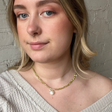 Galileo Galilei Necklace - Olive / Pink