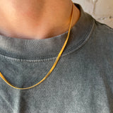 Herringbone Chain - Gold