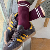 Boyfriend Socks - Maroon
