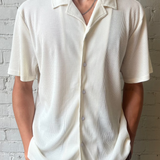Camp Collar Shirt - Off White