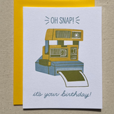 Camera Birthday Card