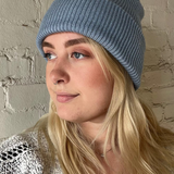 Beechfield Cuffed Beanie - Dusty Blue