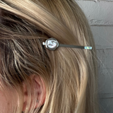 Freshwater Bobby Pin - Silver