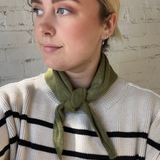 Triangle Scarf - Olive