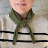 Triangle Scarf - Olive