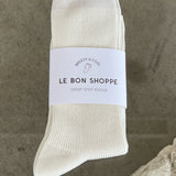 Crisp Step Socks - White