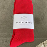 Crisp Step Socks - Red