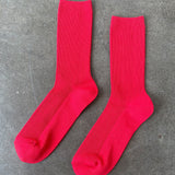 Crisp Step Socks - Red