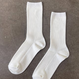 Crisp Step Socks - White