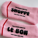 Hugger Socks - Pink / Black