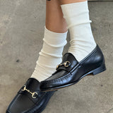 Crisp Step Socks - White