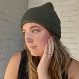 Beechfield Cuffed Beanie - Olive Green