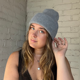 Beechfield Cuffed Beanie - Ash Grey