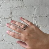 6mm Dome Band Ring - Silver