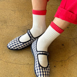 Girlfriend Socks - Blue Red