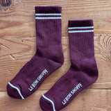 Boyfriend Socks - Maroon