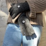 Basic Wool Gloves - Charcoal