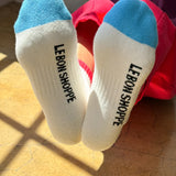 Girlfriend Socks - Blue Red