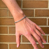 Thin Chain Bracelet - Steel