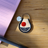 Patch Keychain - Sun & Waves