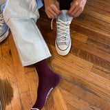 Boyfriend Socks - Maroon