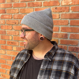 Beechfield Cuffed Beanie - Ash Grey