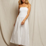 Kai Strapless Dress - White