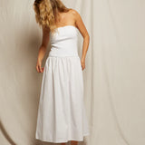Kai Strapless Dress - White