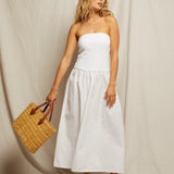 Kai Strapless Dress - White
